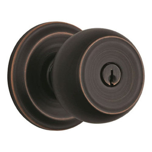 Brinks, Tuscan Bronze, Push Pull Rotate Door Locks Stafford Entry Door Knob, 23001-150, No Size(BOX DAMAGE)