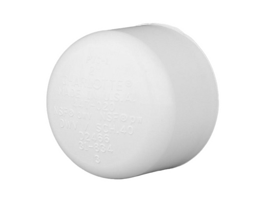 Charlotte Pipe Schedule 40 2 in. Slip PVC Cap