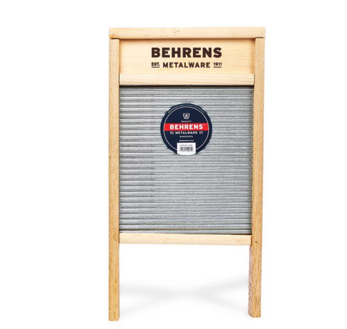 Behrens 12.5 in. W X 24.5 in. L Galvanized Steel Scrub Surface Washboard