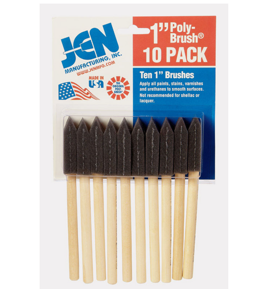 Jen 1 in. Chiseled Paint Brush