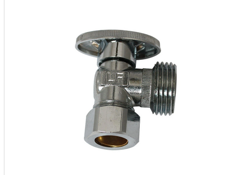 5/8 In. 31 Cts X 3/4 In. 31 Mht Brass Angle Stop Valve