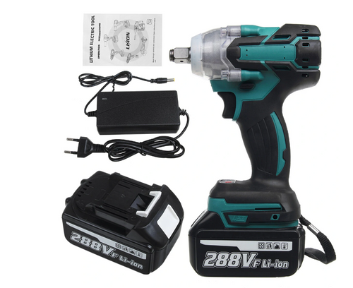 1/2'' Electric Cordless Brushless Impact Wrench With 1/2 Battery