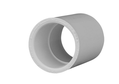 Charlotte Pipe Schedule 40 1 in. Slip X 1 in. D Slip PVC Coupling