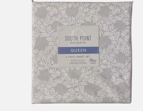 6-Piece Printed Sheet Set - Queen/King | 17"" Extra Deep