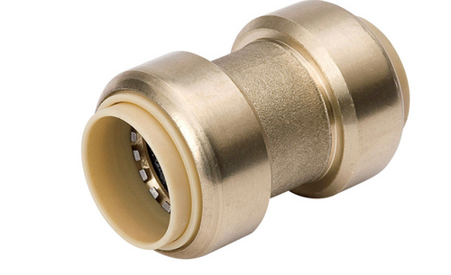 ProLine 1/4 in. Push X 1/4 in. D Push Brass Coupling