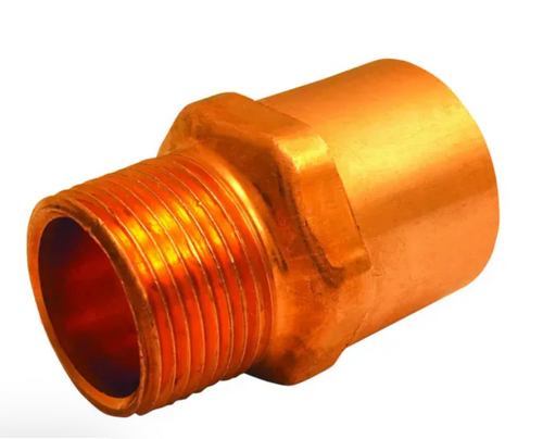 Elkhart 30304 3/8 By 1/2 Inch Copper Male Adapter