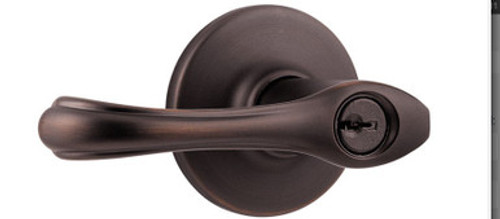 Weiser Alfini Venetian Bronze Entry Lockset 1-3/4 in.