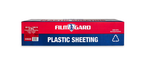 Film-Gard Plastic Sheeting 6 mil X 20 ft. W X 100 ft. L Polyethylene Clear 1 pk