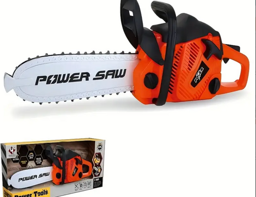 Toy Chainsaw for Kids – Electronic Pretend Play Tool Set, Family Day Games, Outdoor STEM Preschool Toy, Kids Tool Set, Gift for Boys & Girls