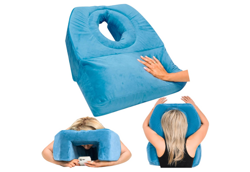 Alto Peak Collectives PRONTAGON Face Down Pillow – Memory Foam Prone Pillow for BBL & Eye Surgery Recovery, Vitrectomy, Retinal Surgery, Massage & Stomach Sleeping