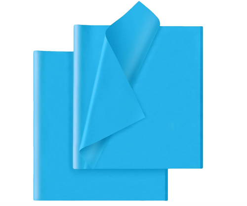 Hlonon Blue Tissue Paper for Gift Bags - 30 Sheets of Blue Wrapping Tissue Paper