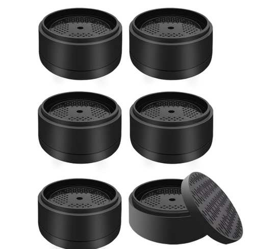 Furniture Risers – Adjustable 1-4 inch Round Heavy Duty Set, Stackable Bed/Desk/Sofa Lifts, Non-Slip, Thickened PP Plastic