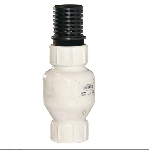 NDS 1-1/2 in. Plastic Spring Loaded Foot Valve with Screen – Reinforced Poppet Check Valve for Pools, Spas, Irrigation & Industrial Systems NDS 1-1/2 in. Plastic Spring Loaded Foot Valve with Screen – Reinforced Poppet Check Valve for Pools, Spas, Irrigation & Industrial Systems