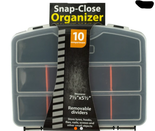 Snap-Close Tool Organizer Case