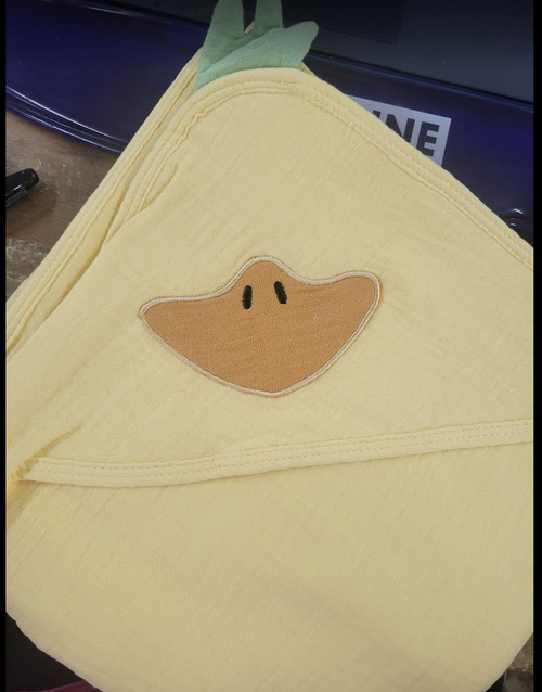 Baby Hooded Duck Muslin Towel