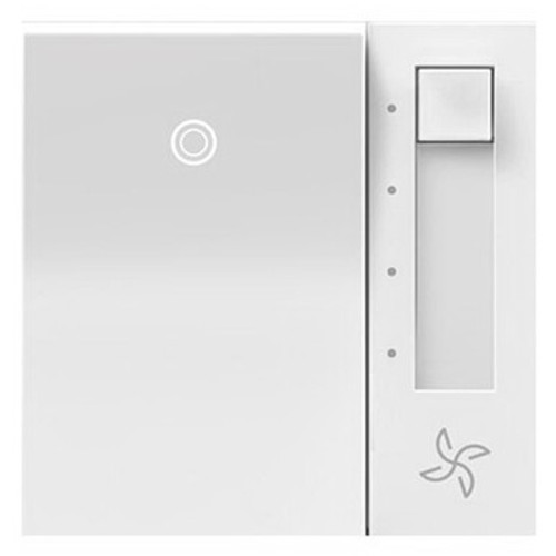 Legrand adorne Paddle Fan Speed Control – White, 4-Speed, Quiet Operation, Single-Pole/3-Way Ready, Fits Existing Box (AAFN4S16AW4)