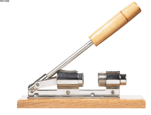 Duke Pecan & Nut Cracker – Model 100, Adjustable Nickel‑Plated Steel with Hardwood Base, Soft Plastic Handle, Preserves Nut Meat Duke Pecan & Nut Cracker – Model 100, Adjustable Nickel‑Plated Steel with Hardwood Base, Soft Plastic Handle, Preserves Nut Meat