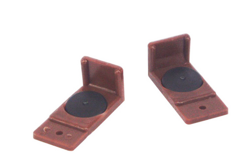 US Hardware WP-9805C Drawer Roller Guide – Brown Plastic, Smooth Gliding, Cabinet Drawer Replacement Part