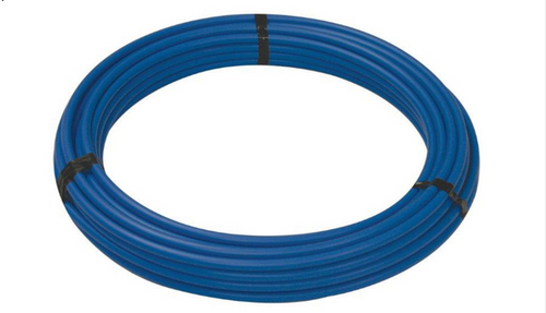 SharkBite Type B PEX Tubing – 1/2" × 100 ft, Blue, 80 psi, Chlorine & UV Resistant, Hot/Cold Potable Water