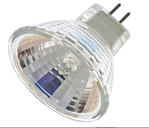 Satco S3195 10W MR11 Clear Halogen Bulb – GZ4 Base, 12V Spot, 12° Beam, 2000-Hour Life