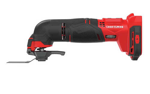 Craftsman V20 Cordless Oscillating Multi-Tool (Tool Only) – Variable Speed with Accessory Kit