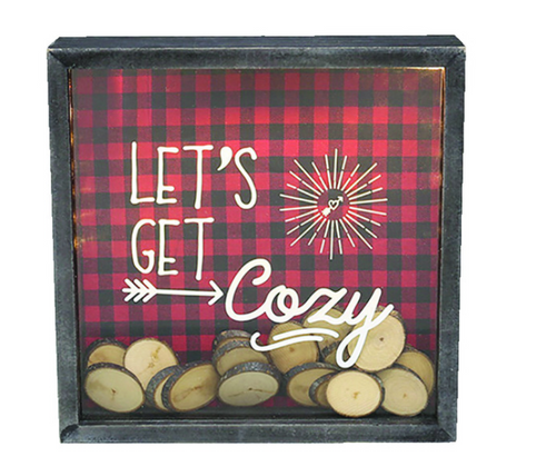 Dyno Multicolored Let's Get Cozy Wall Decor 10 in.