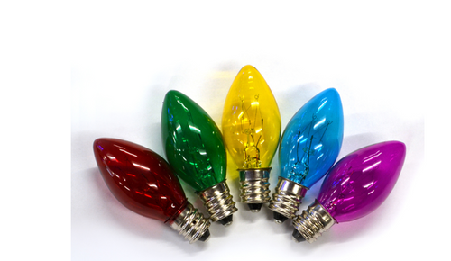 Holiday Bright Lights C7 Multicolored 25 ct Replacement Christmas Light Bulbs