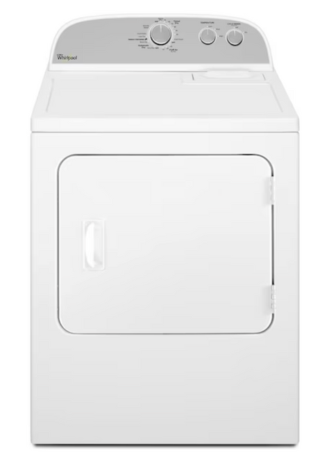 Whirlpool 7.0 cu ft Vented Gas Dryer – AutoDry™ Sensor, Wrinkle Shield™ Option, Heavy Duty Cycle, White