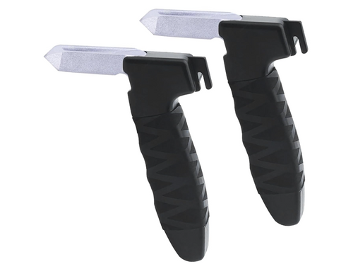 Car Assist Handle with Seatbelt Cutter & Window Breaker – 400 lb Support, Forged Steel Mobility Aid for Getting In/Out of Cars, Emergency Escape Tool