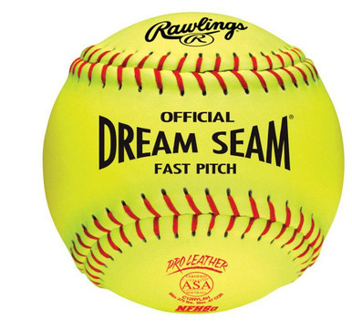 Rawlings Official Dream Seam Fastpitch 12 in. Softball