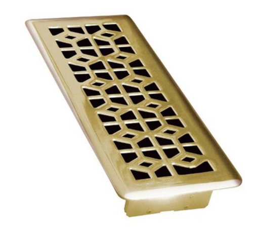 Cool Kitchen C166-VAB04X12 Floor Register Victorian 4 x 12 in