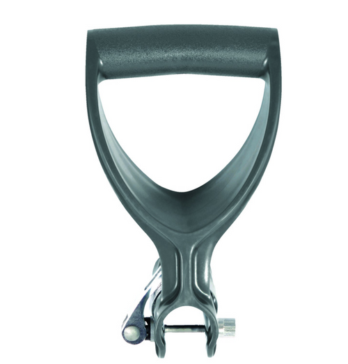 Garant Mid-Grip Snow Shovel Handle 8.5 in. L - Ergonomic Poly Grip for Back Pain Relief, Compatible with Garant Shovels