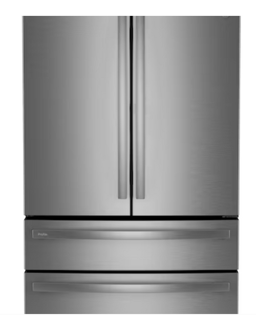 GE Profile Standard-Depth 28.7-cu ft 4 -Door 36-in Wide Smart Compatible French Door