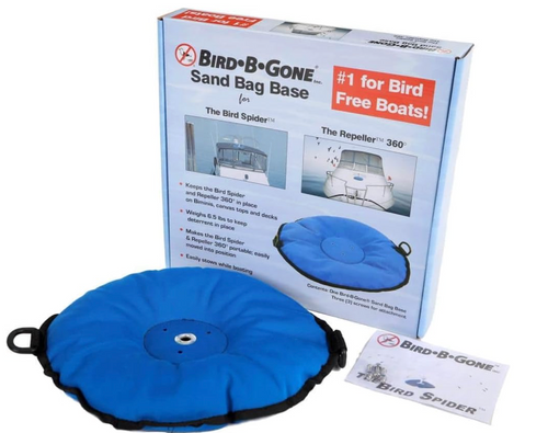 Bird-B-Gone Bird Repelling Spider Base 2" H Assorted Species Reusable w/ Hardware 1pk