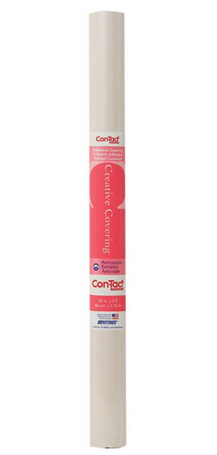 Con-Tact Creative Covering 9 ft. L X 18 in. W Almond Shelf Liner