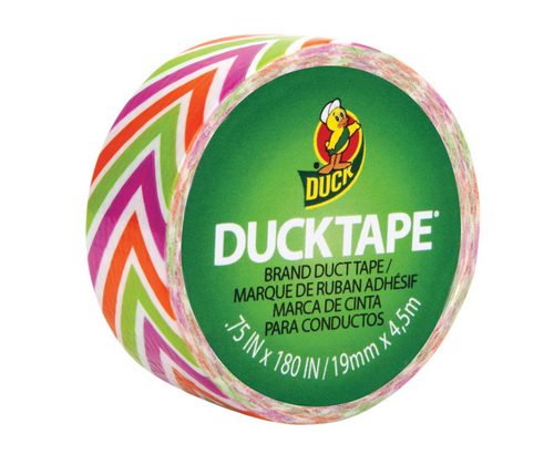 Duck 0.75 in. W X 180 in. L Multicolored Zig Zag Duct Tape