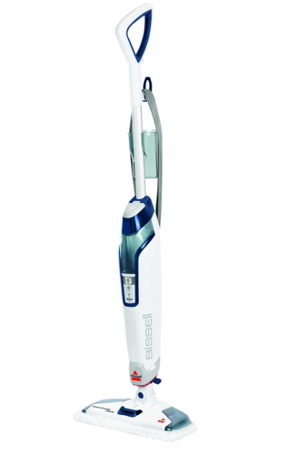 Bissell PowerFresh Bagless Steam Mop 12 amps Standard White BOX HAS A HOLE IN IT