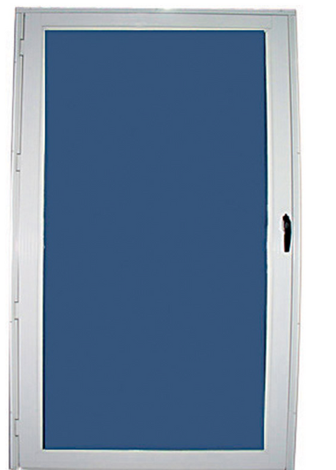 Croft 80 in. H X 32 in. W Aluminum White Full-View Reversible Storm Door