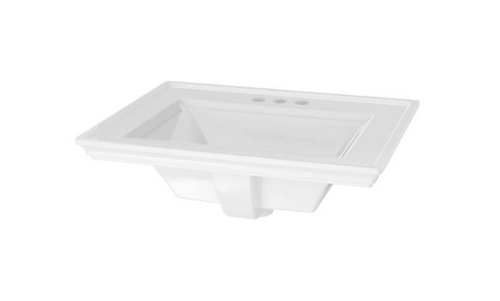 American Standard 1203004.020 Town Square S Countertop Sink, 4-inch Centers, White