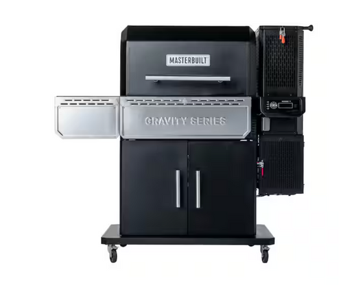 Gravity Series Charcoal Grill Plus Smoker in Black 1150 sq. in.