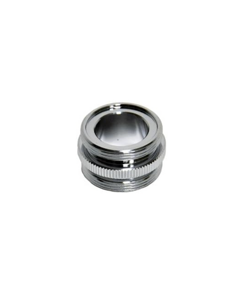 Chrome-plated brass for greater durability Offers a quick connection Easy installation Complies with the reduction of lead in drinking water act  Faucet aerator adapters 15/16 male.