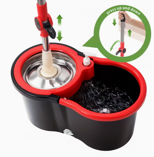 Spin Mop And Bucket with Wringer
