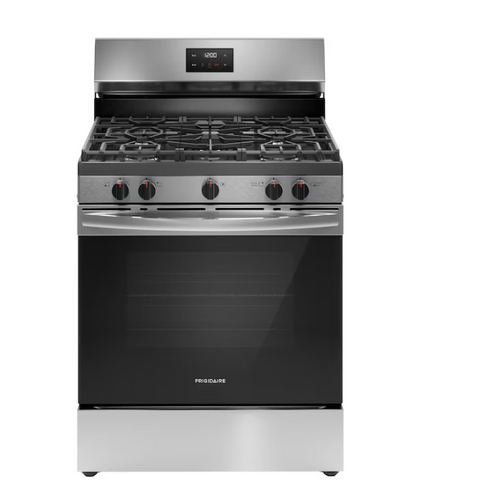 Frigidaire 30-in 5 burners 5.1-cu ft Freestanding Natural Gas Range ( Stainless Steel )
