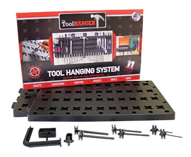 Hansen Global ToolHanger Black Plastic Wall Mount Tool Holder