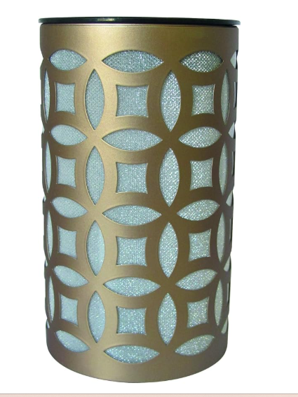 6" Sunrise Diamond Solar Lantern, Bronze