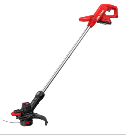 Craftsman CMCST915D1 10 in. 20 V Battery String Trimmer Kit (Battery & Charger)    BOX DAMAGED