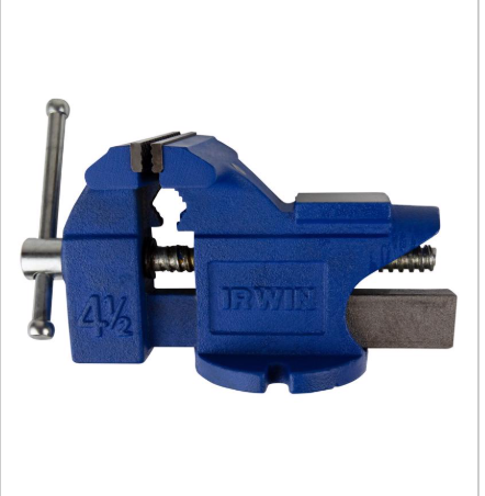 Irwin 4.5 in. Steel Bench Vise  BOX DAMAGED