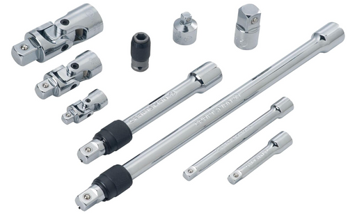 Craftsman V-Series CMMT17799V Multi-Drive Accessory Set 10 Pc Chrome Socket Tool Kit