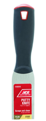 Ace 1-1/2 in. W Carbon Steel Stiff Putty Knife