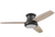 Harbor Breeze Sailstream 52-in Bronze Indoor Flush Mount Ceiling Fan with Light Remote (3-Blade)